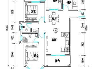 2棟A戶(hù)型121.01平方米