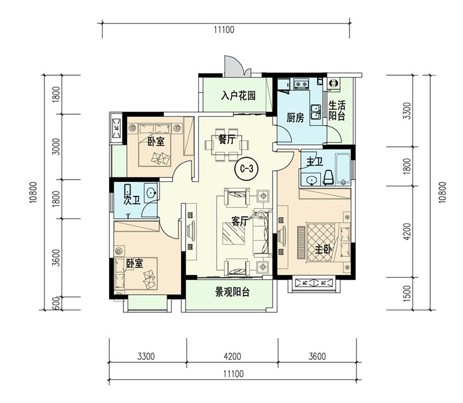 外灘花園戶型圖1