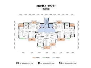 濱水?翡麗城 3 期戶型圖2