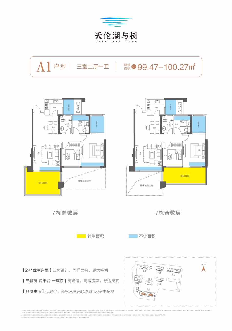 天倫湖與樹(shù)小區(qū)戶(hù)型圖1